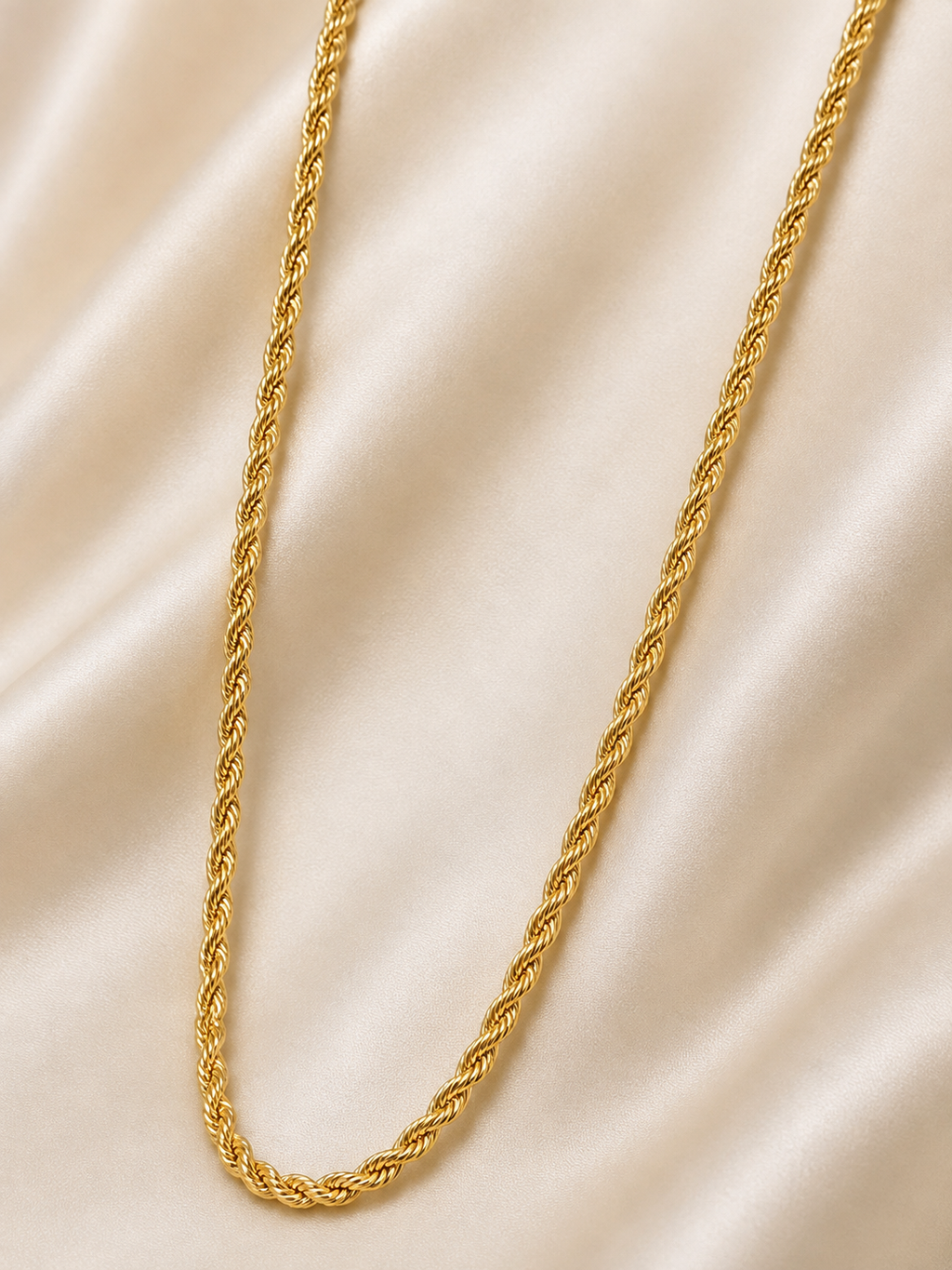Cadena Lazo 65cm - Oro Laminado 18k