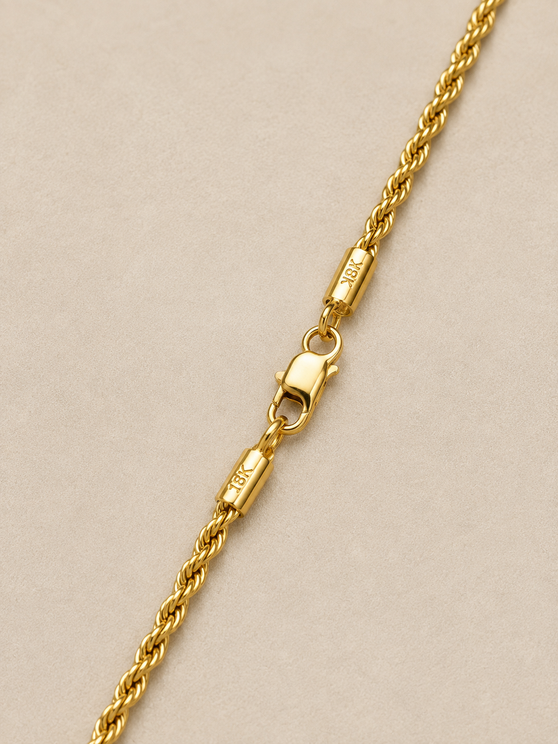 Cadena Lazo 65cm - Oro Laminado 18k
