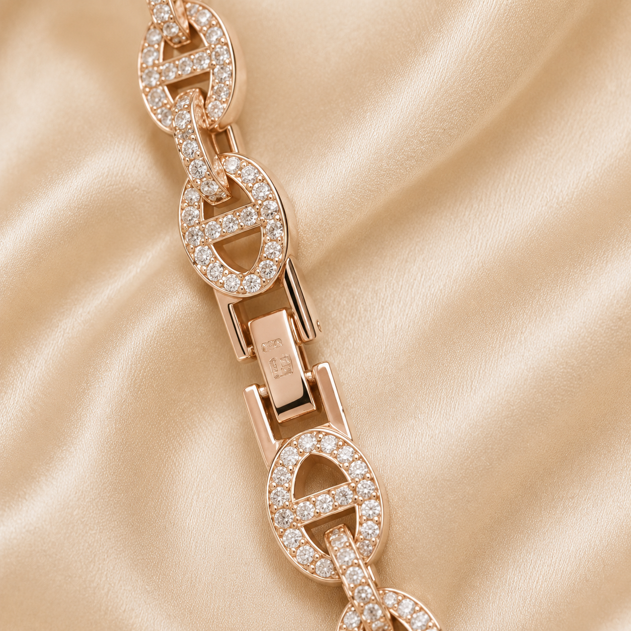 Cadena GG Ice 65cm - Oro Laminado 18k